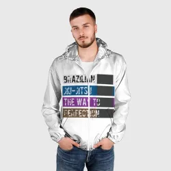 Мужская ветровка 3D Jiu Jitsu Rank - фото 2