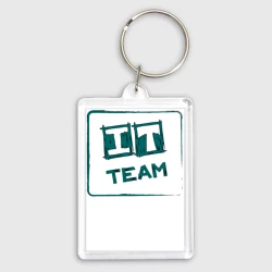Брелок прямоугольный 35*50 IT team