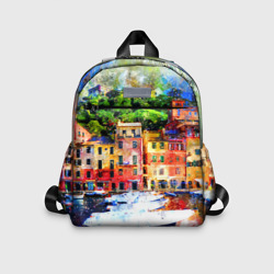 Детский рюкзак 3D Картина красочный город