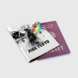 Обложка для паспорта матовая кожа Pink Floyd - орёл - фото 2