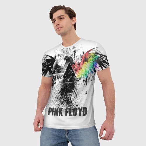 Мужская футболка 3D Pink Floyd - орёл, цвет 3D печать - фото 3