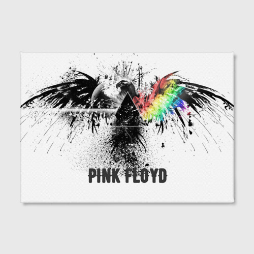 Холст прямоугольный Pink Floyd - орёл, цвет 3D печать - фото 2