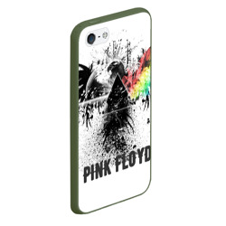 Чехол для iPhone 5/5S матовый Pink Floyd - орёл - фото 2