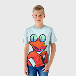 Детская футболка 3D Оранжевый - Радужные друзья - фото 2