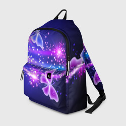 Рюкзак 3D Неоновые бабочки
