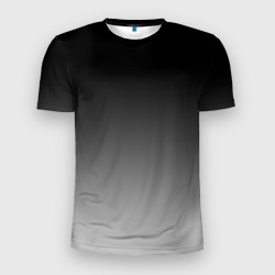 Серый градиент – Мужская футболка 3D Slim с принтом купить со скидкой в -9%