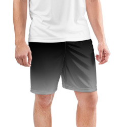 Мужские шорты спортивные Серый градиент - фото 2