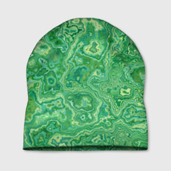 Шапка 3D Текстура: малахит