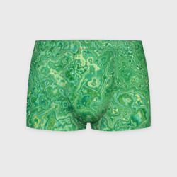 Мужские трусы 3D Текстура: малахит