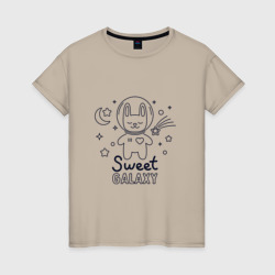 Женская футболка хлопок Sweet Galaxy