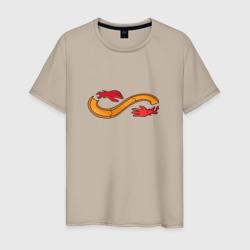 Гоночная трасса в петле – Мужская футболка хлопок с принтом купить со скидкой в -20%