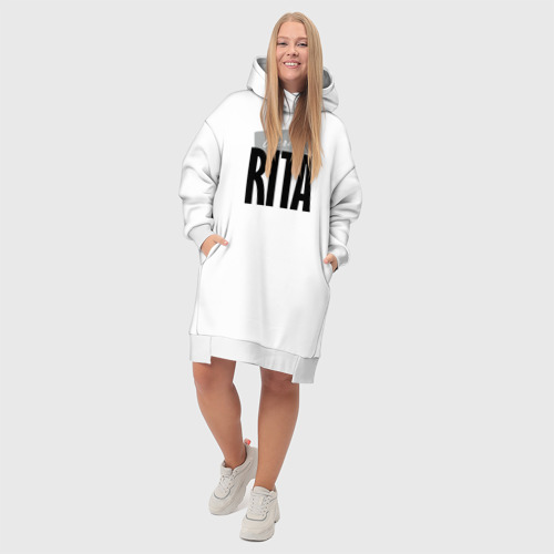 Платье-худи хлопок Unreal Rita, цвет белый - фото 7