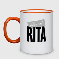Кружка двухцветная Unreal Rita