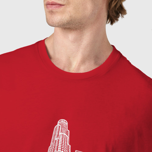 Мужская футболка хлопок с принтом Город Лос Анджелес США, фото #4