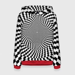 Женская толстовка 3D Эффект движения - оптическая иллюзия