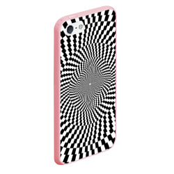Чехол для iPhone 5/5S матовый Эффект движения - оптическая иллюзия - фото 2