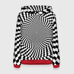 Женская толстовка 3D Эффект движения - оптическая иллюзия