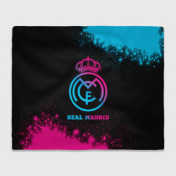 Плед 3D Real Madrid - neon gradient