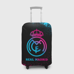 Чехол для чемодана 3D Real Madrid - neon gradient