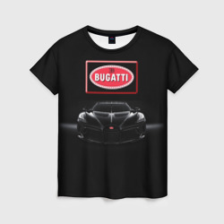 Женская футболка 3D Bugatti La Voiture Noire