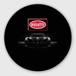 Круглый коврик для мышки Bugatti La Voiture Noire