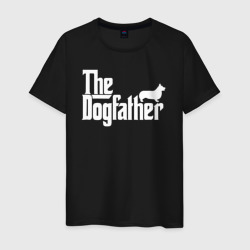 Мужская футболка хлопок The Dogfather корги