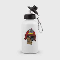 Бутылка спортивная Череп пожарного