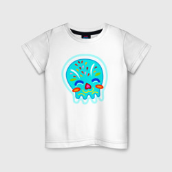 Детская футболка хлопок Светло-синий морской житель