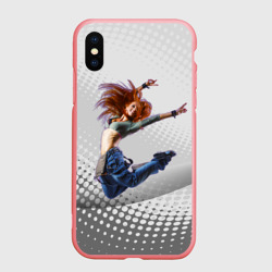 Чехол для iPhone XS Max матовый Контемпорари - танец