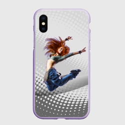 Чехол для iPhone XS Max матовый Контемпорари - танец