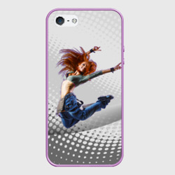 Чехол для iPhone 5/5S матовый Контемпорари - танец
