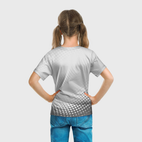 Детская футболка 3D с принтом Контемпорари - танец, вид сзади #2