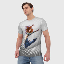 Мужская футболка 3D Контемпорари - танец - фото 2