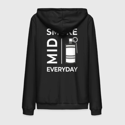 Мужская толстовка на молнии хлопок Smoke Mid Everyday