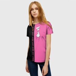 Женская футболка 3D Blackpink сердечко - фото 2