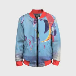 Детский бомбер 3D Кайтинг на море