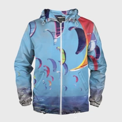 Мужская ветровка 3D Кайтинг на море