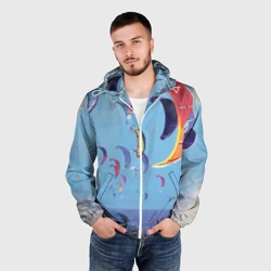 Мужская ветровка 3D Кайтинг на море - фото 2