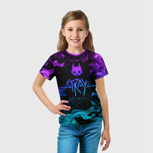 Детская футболка 3D Stray fire, цвет 3D печать - фото 5