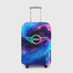 Чехол для чемодана 3D Mini неоновый космос