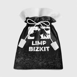 Подарочный 3D мешок Limp Bizkit с потертостями на темном фоне