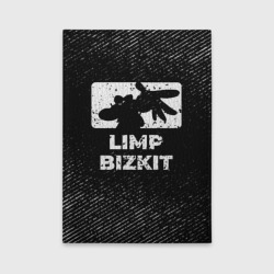 Обложка для автодокументов Limp Bizkit с потертостями на темном фоне