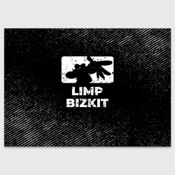 Поздравительная открытка Limp Bizkit с потертостями на темном фоне