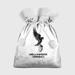 Подарочный 3D мешок Hollywood Undead с потертостями на светлом фоне