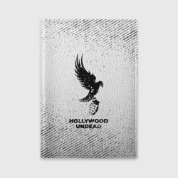 Обложка для автодокументов Hollywood Undead с потертостями на светлом фоне