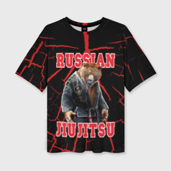 Женская футболка oversize 3D Russian Jii Jitsu