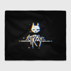 Плед 3D Stray glitch logo