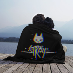 Плед 3D Stray glitch logo - фото 2
