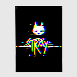 Постер Stray glitch logo