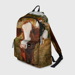 Милая коровка – Рюкзак 3D с принтом купить